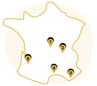 Découvrez les différents points de livraison de nos essaims d'abeilles à vendre